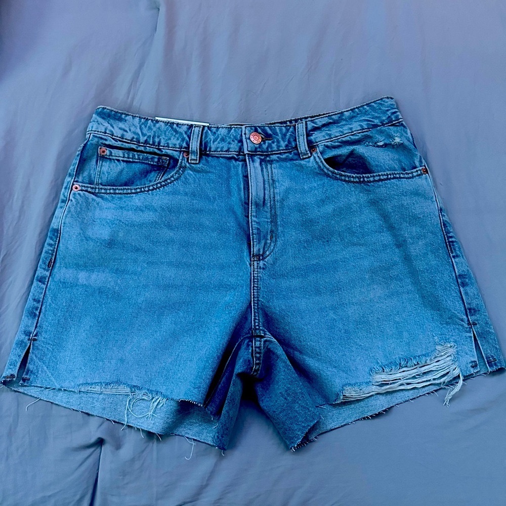 Denim ripped Jorts